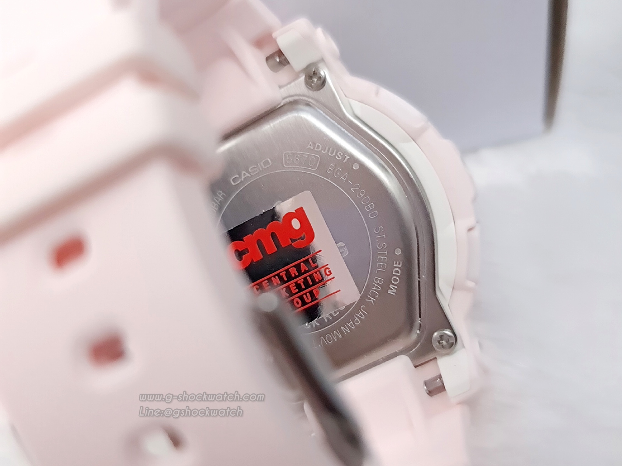 CASIO BABY-G นาฬิกาข้อมือ นาฬิกากันน้ำ นาฬิกาของแท้ ประกันศูนย์ CMG 1 ปี รุ่น BGA-290BD-4A