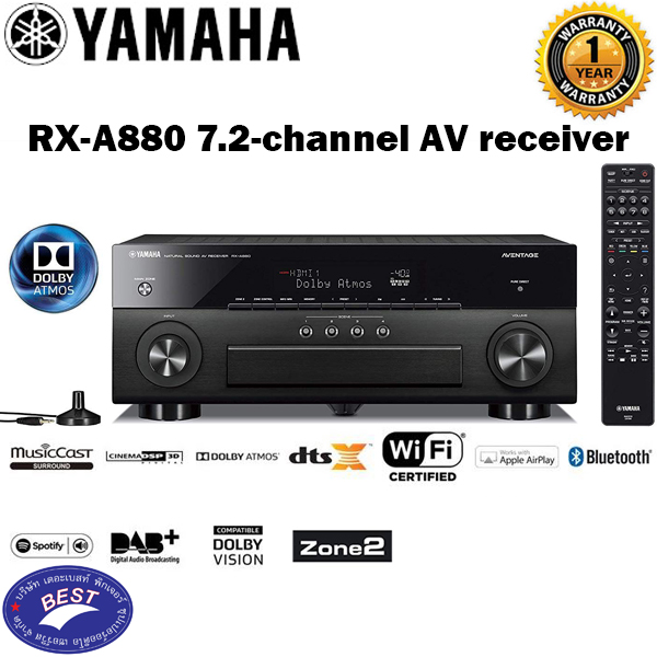 Yamaha Yamaha RX-A880 7.2-channel AV receiver