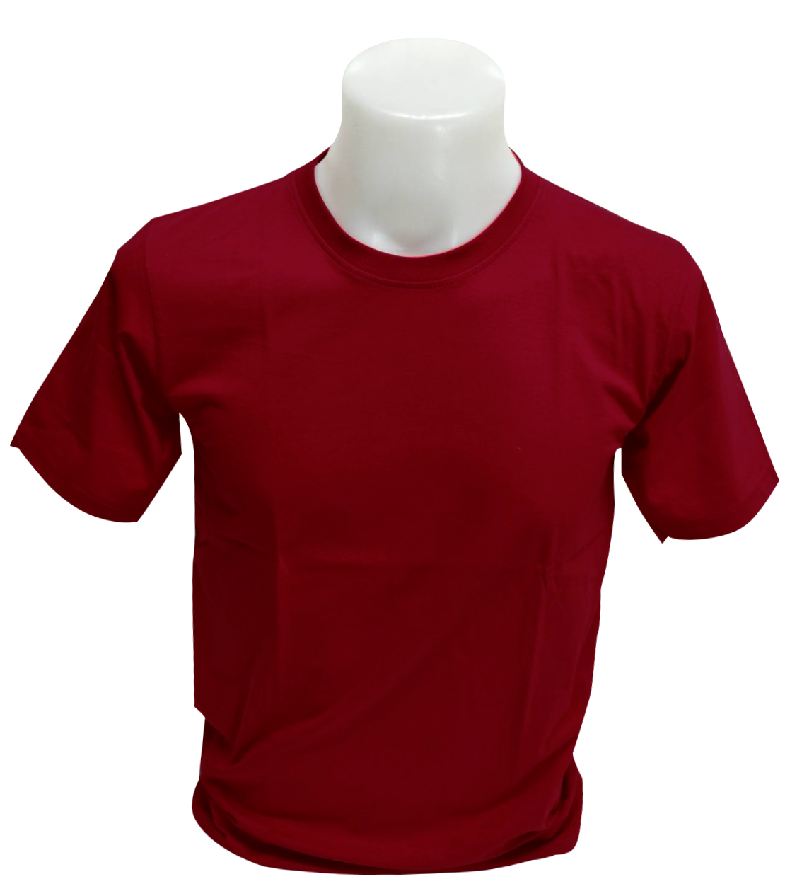 เสื้อยืด สีเลือดหมู