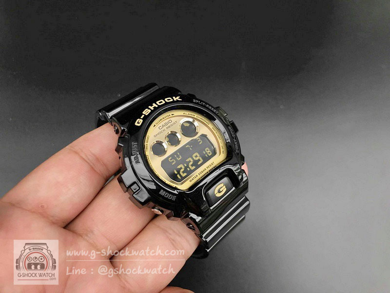 CASIO G-SHOCK นาฬิกาข้อมือ นาฬิกากันน้ำ นาฬิกาของแท้ ประกันศูนย์ CMG 1 ปี DW-6900CB-1D ดำ