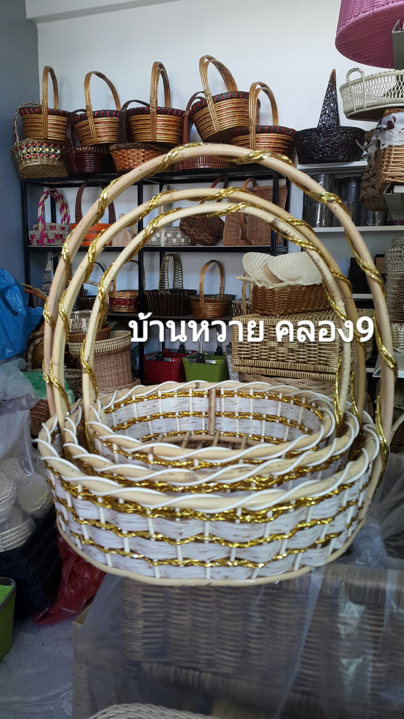 กระเช้า Code-001 ทรงรี