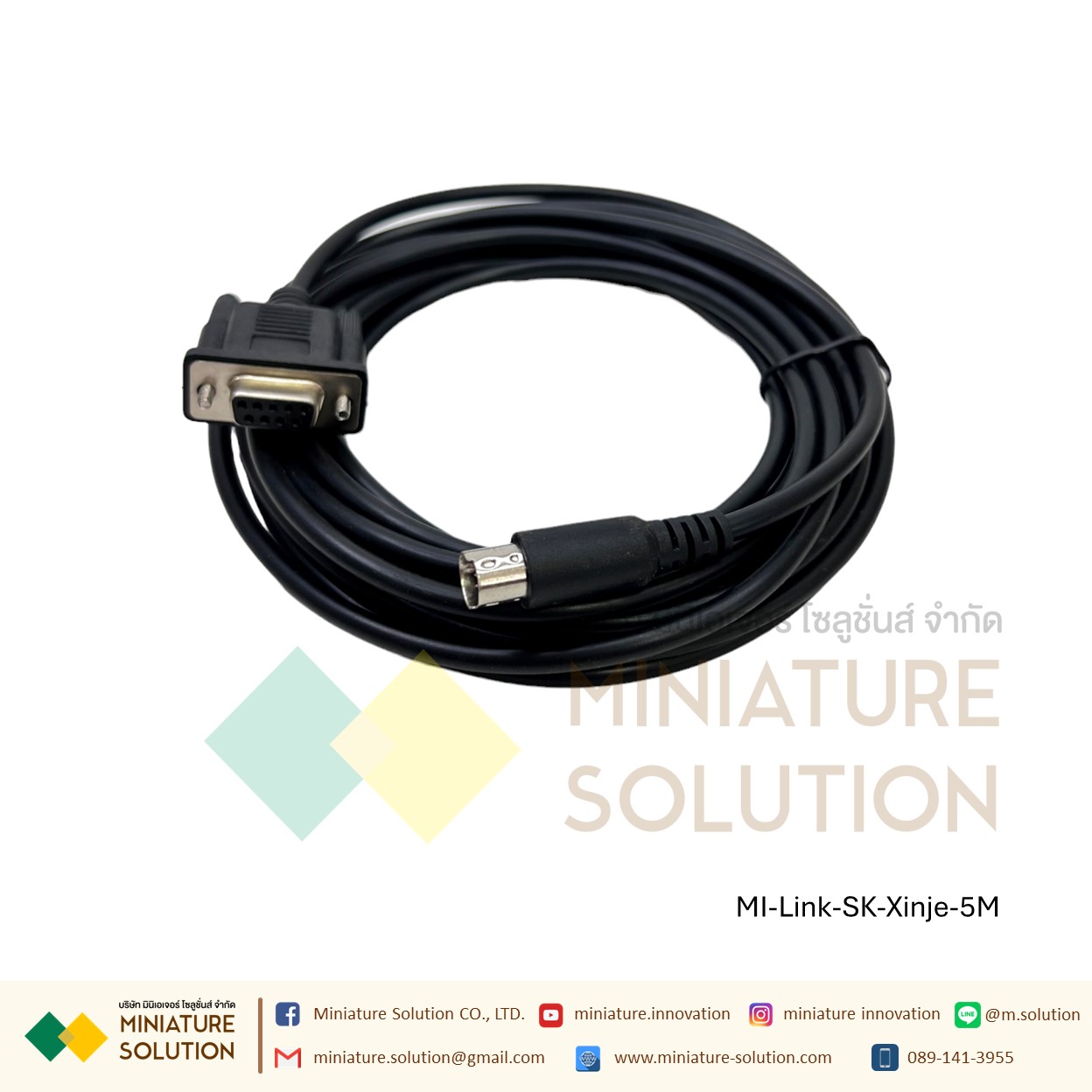 สาย Xinje XC1/XC2/XC3/XC5 Series เขียนโปรแกรมพีแอลซีสาย Xinje RS232ดาวน์โหลดสาย PC-XC PLC programming cable xc series