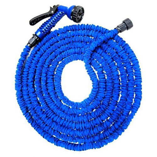TOKAI Magic Hose สายยางฉีดน้ำยืดได้ 3 เท่า ยาว 22.5 เมตร / 75 ฟุต (สีน้ำเงิน)