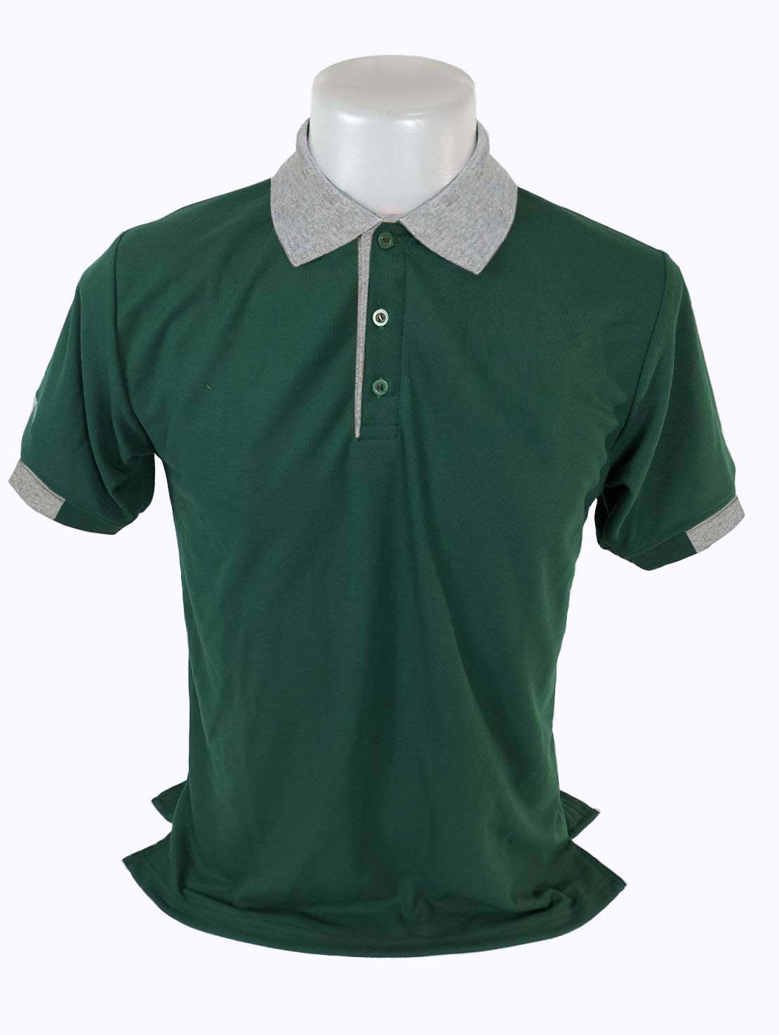 เสื้อโปโลสีเขียวเข้ม สีเขียวเป็ด ปกท็อปดราย พรีออเดอร์ ส่งฟรี