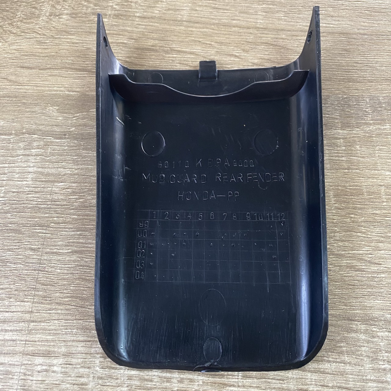 80110-KBP-900 กันโคลนบังโคลนหลัง หางเต่า DASH NZ125R อะไหล่แท้ HONDA