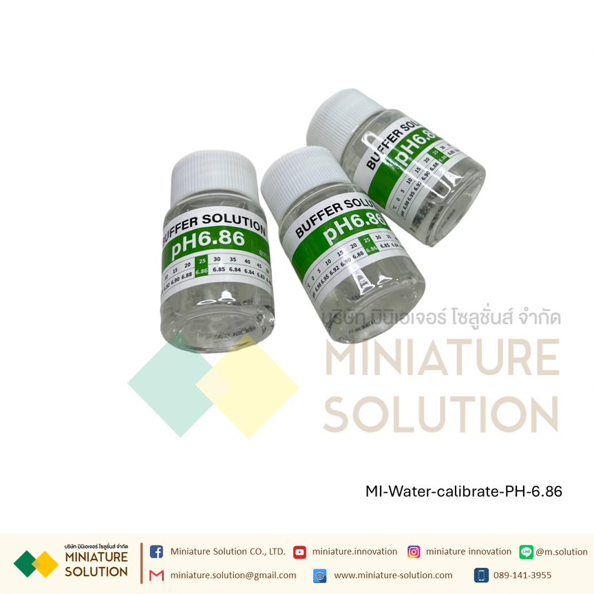 น้ำยาสอบเทียบ น้ำยาคาริเบท EC PH Sensor ทดสอบค่า ( 1413ms/cm ) ( PH6.86 / 9.18 )