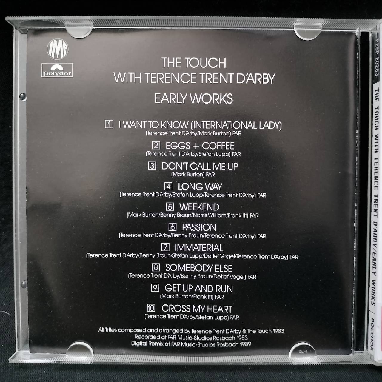 The Touch With Terence Trent D'Arby – Early Works / JAPAN / แผ่นสวย