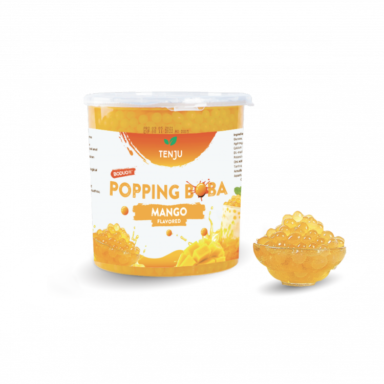 Tenju Popping Boba Mango (มุกป๊อป) 1 Kg.(05-8395)