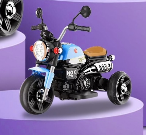 รถแบตเตอรี่เด็กผู้ชาย รถช๊อปเปอร์ รถตำรวจ มอเตอร์ไซค์ของเล่นเด็ก