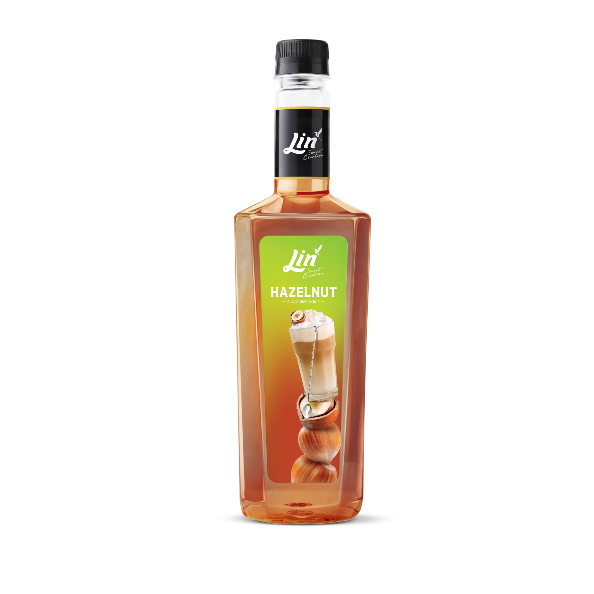 น้ำเชื่อมกลิ่นเฮเซลนัท ตราลิน Lin Hazelnut Syrup 750 ml. (05-4639)