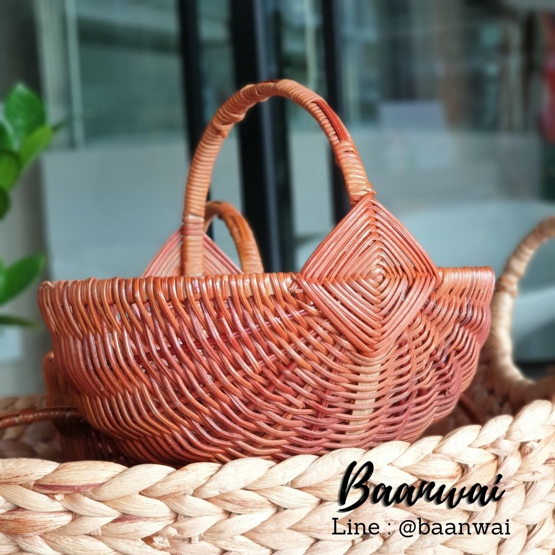 กระเช้าเฟิร์น กระเช้าใส่ผลไม้