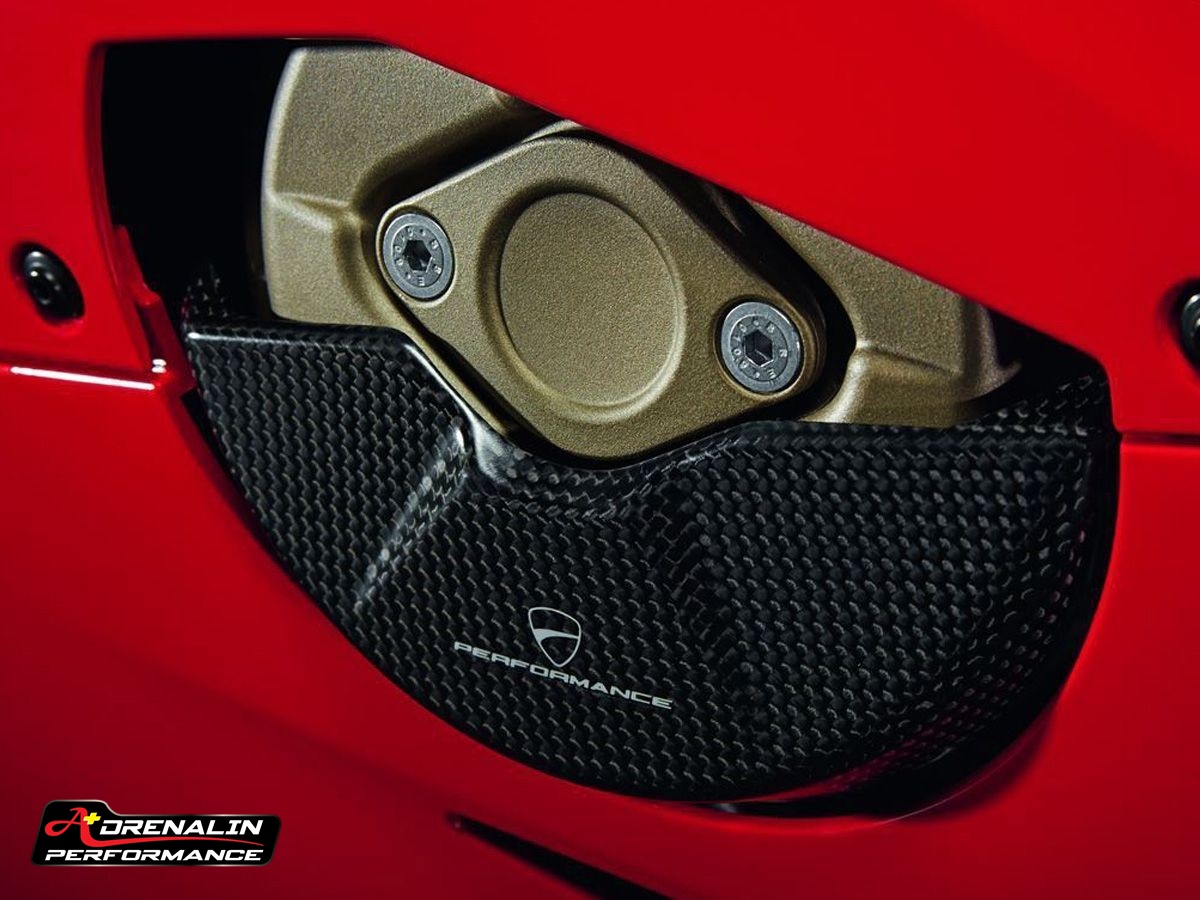 ducati performance ครอบจานไฟคาร์บอน สำหรับ Panigale V4 (alternator cover carbon) ฝั่งซ้าย