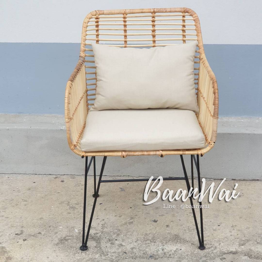 เก้าอี้หวายแท้-Homi