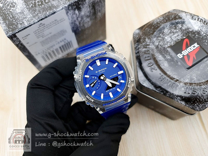 CASIO G-SHOCK นาฬิกาข้อมือ นาฬิกากันน้ำ นาฬิกาของแท้ ประกันศูนย์ CMG 1 ปี รุ่น GA-2100HC-2A