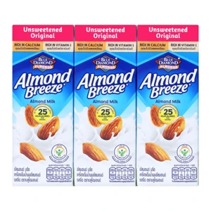 Blue Diamond น้ำนมอัลมอนด์รสจืด 180 มลx 3กล่อง (02-8286)