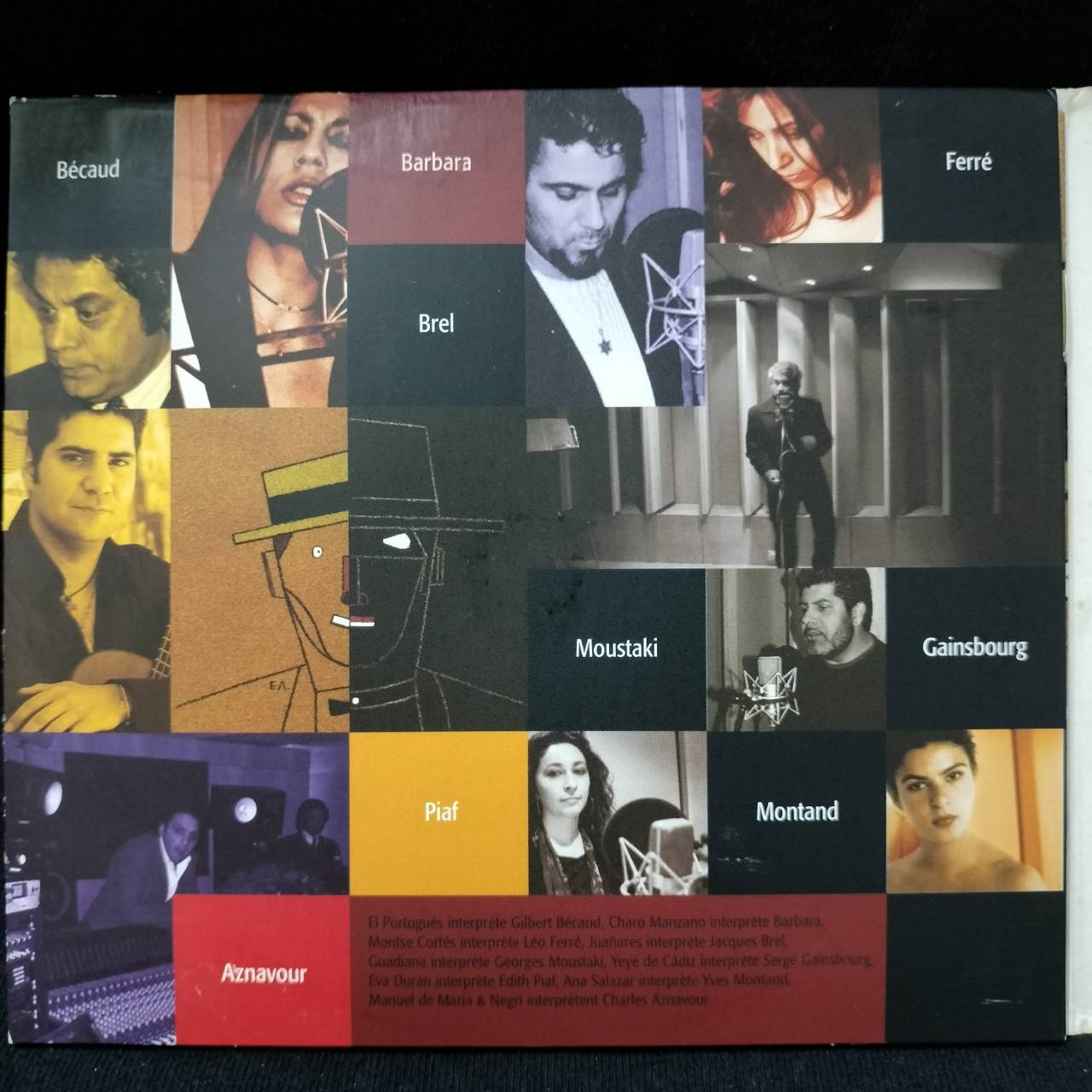 Various – Chanson+Flamenca / FRANCE / ปกหลังมีคราบน้ำ / แผ่นดี