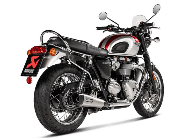 Akrapovic (Titanium) Slip-On สำหรับ BONNEVILLE T120 2016+ (For Exhibition only)