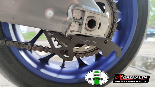 การ์ดกันโซ่ คาร์บอน Evotech สำหรับ R7 2021+