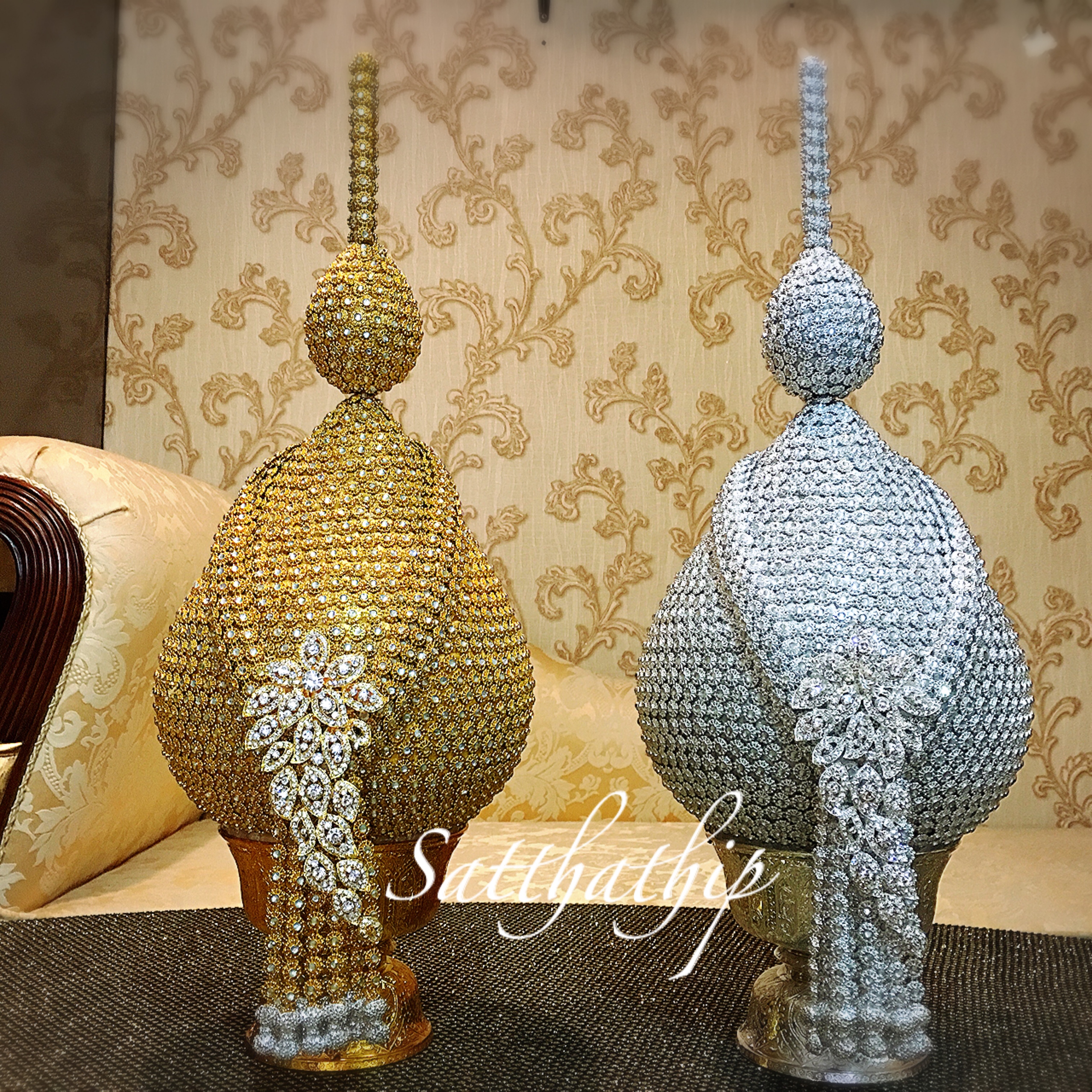 พานพุ่ม - พานพุ่มสักการะ - พานพุ่มเงินทอง - พานพุ่มนพเก้า - Phan bush