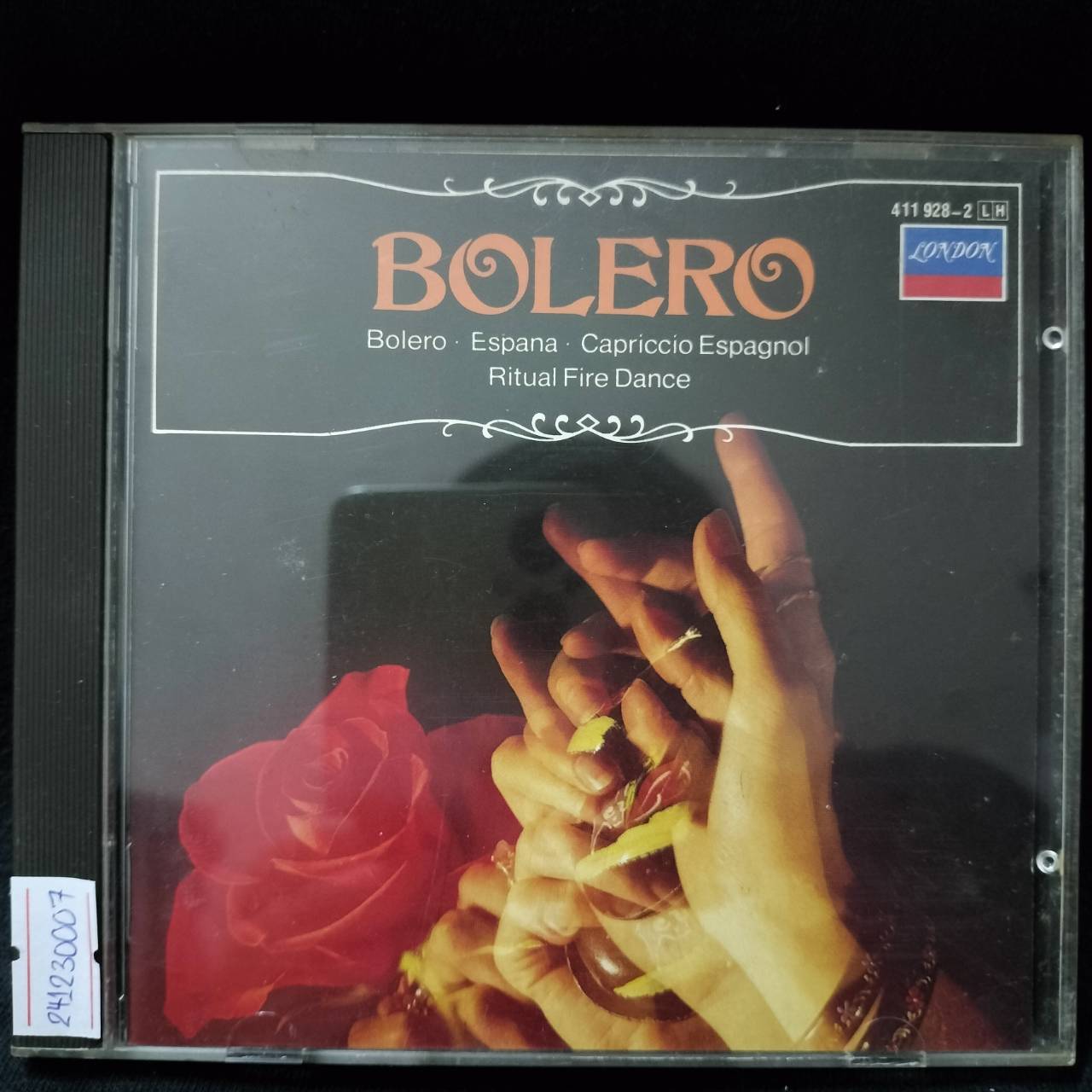 Various – Bolero - Espana - Capriccio Espagnol - Ritual Fire Dance / GERMANY / ปกในมีจุดเหลือง / มีรอยบ้าง