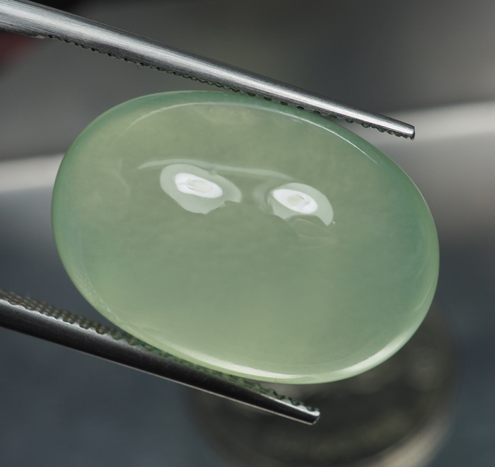 พรีไนท์สีเขียวสวย (Prehnite) 20.15 กะรัต