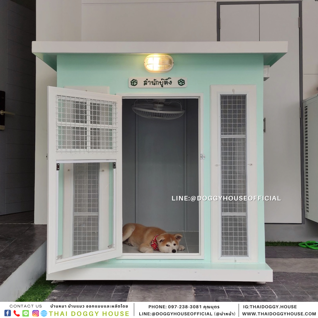 บ้านหมา แบบบ้าน BOX STYLE