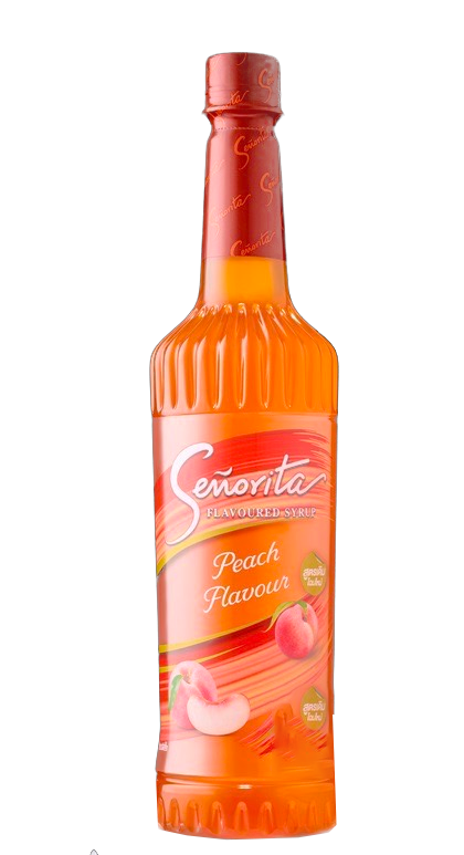 Senorita Peach Flavoured Syrup น้ำเชื่อมแต่งกลิ่นพีช 750ML (05-8053)
