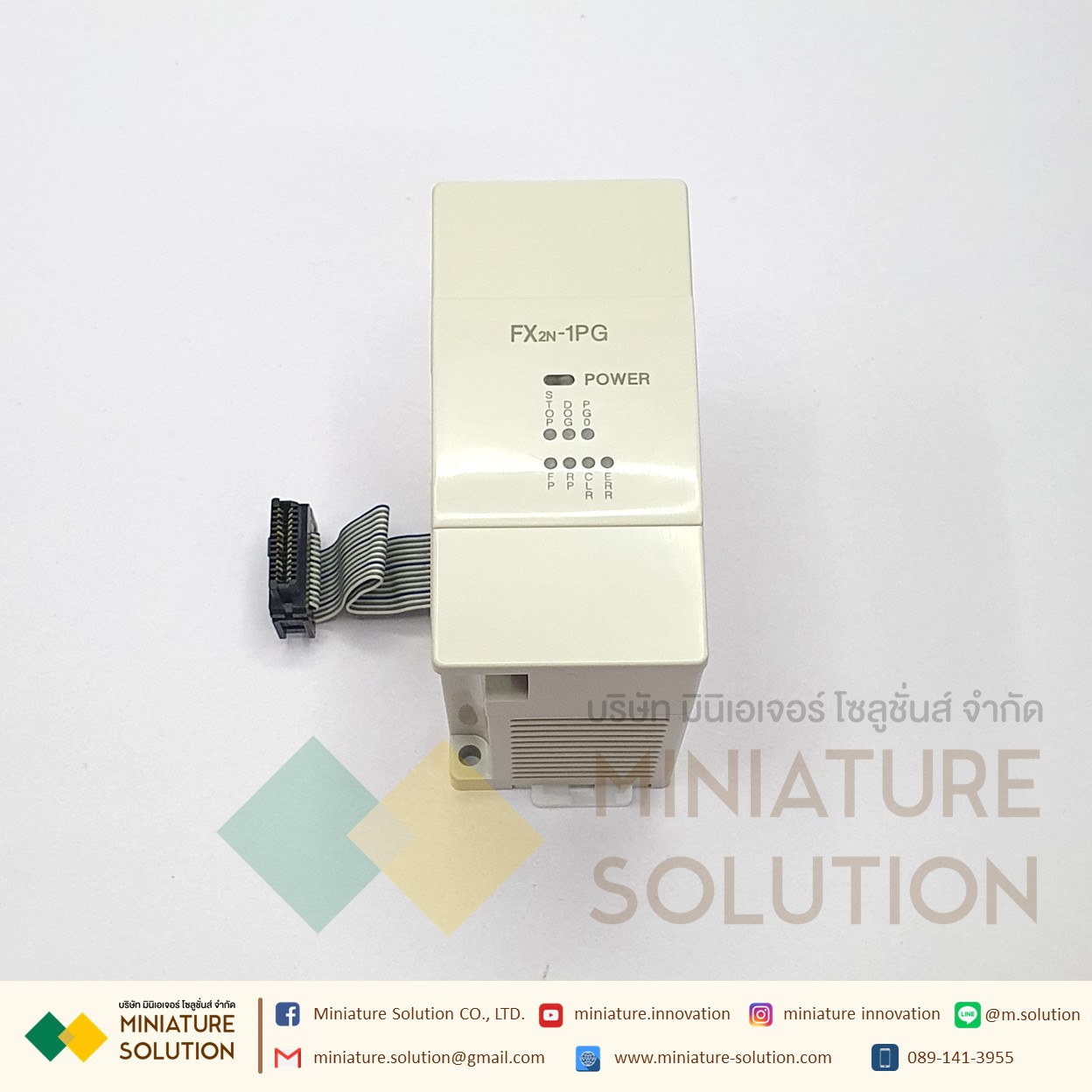 PLC Mitsu รุ่น FX2N-1PG PULSE GENERATOR UNIT สามารถเชื่อมต่อกับ FX0N, FX1N, FX2N, FX2NC, FX3G, FX3GC, FX3U