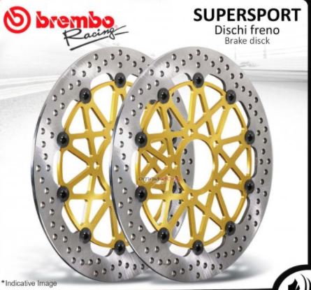 จานเบรคหน้า brembo HP supersport สำหรับ 848 848evo