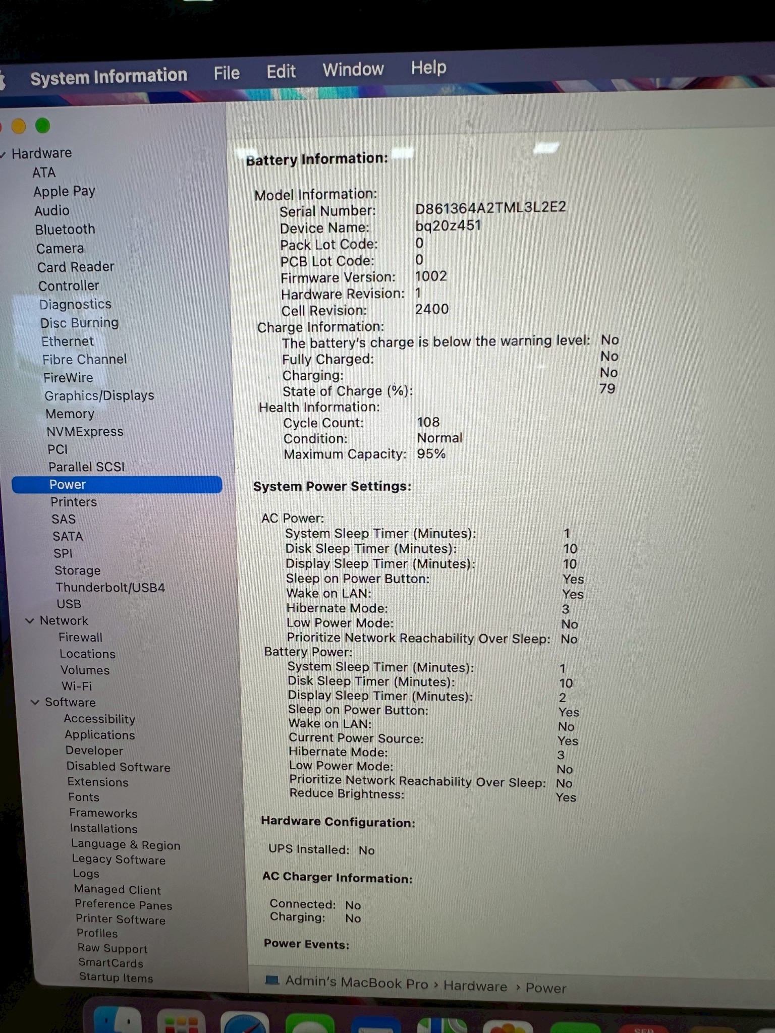 MacBook Pro 13" (M1, 2020) 8/256GB Silver