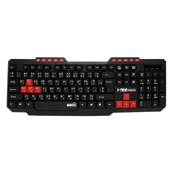 SIGNO Pro-Series KB-709 X-TREME Gaming Keyboard
