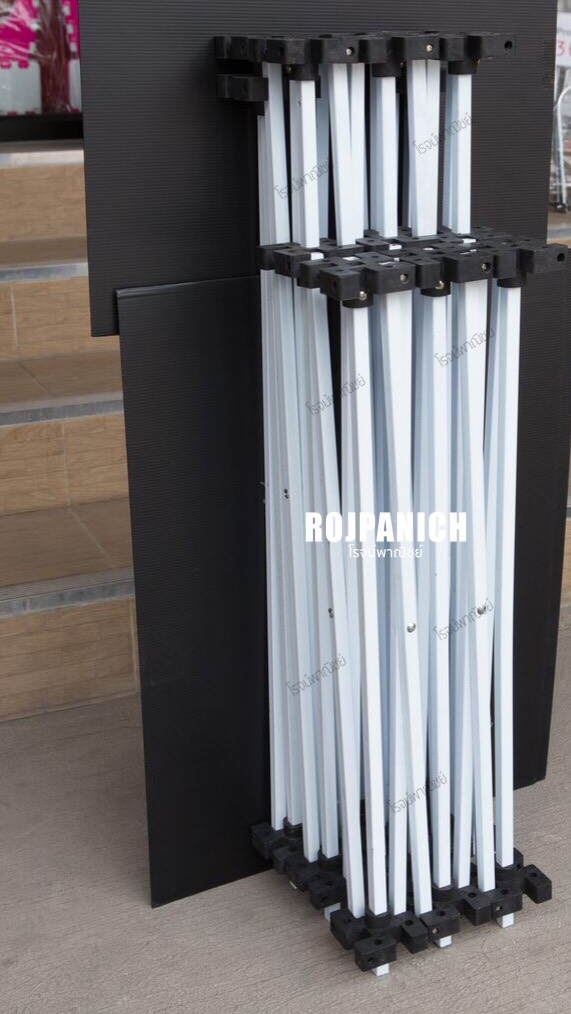 โต๊ะยืดหด2ชั้นสูงสี