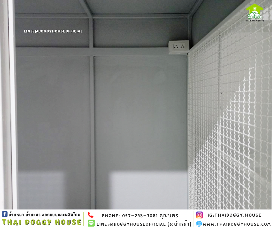 บ้านหมา 2 ประตู แบบบ้าน BOX STYLE
