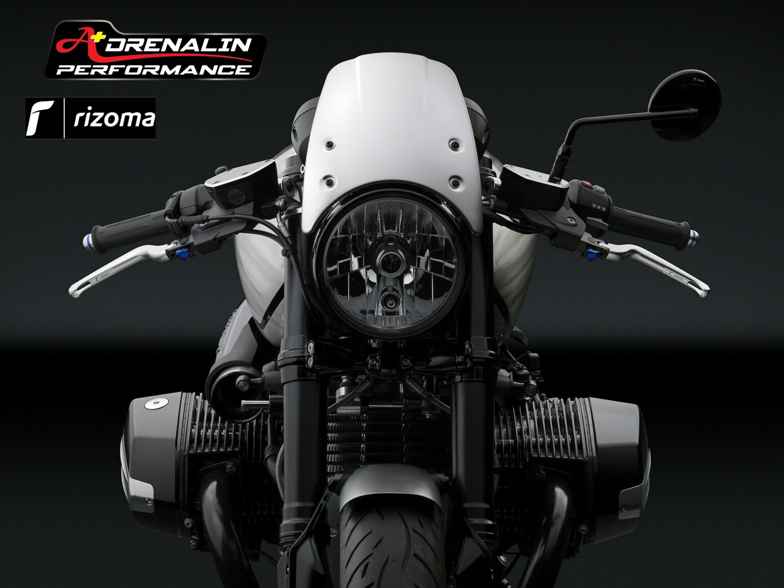 แฮนด์จับโช้ค Rizoma สำหรับ R nine T สำหรับโช้คหัวกลับขนาด 55มิล