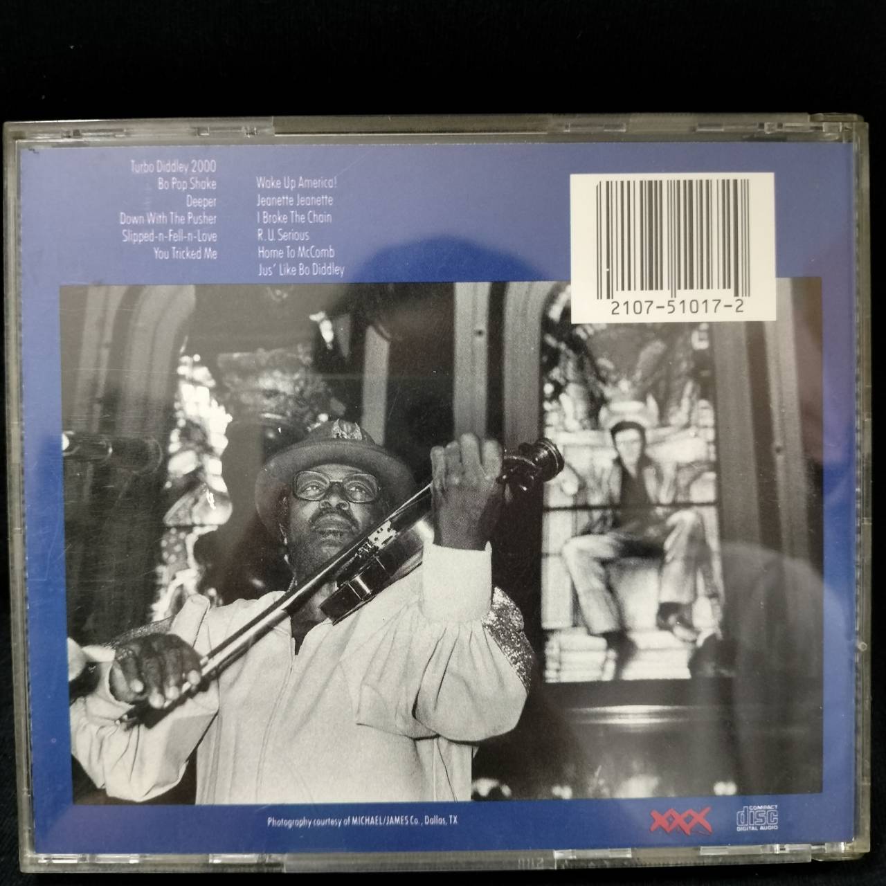 Bo Diddley – Breakin' Through The B.S. / ไม่ระบุ / ปกมีจุดเหลือง / แผ่นสวย