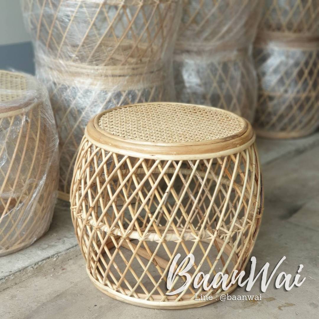 โต๊ะหวายแท้