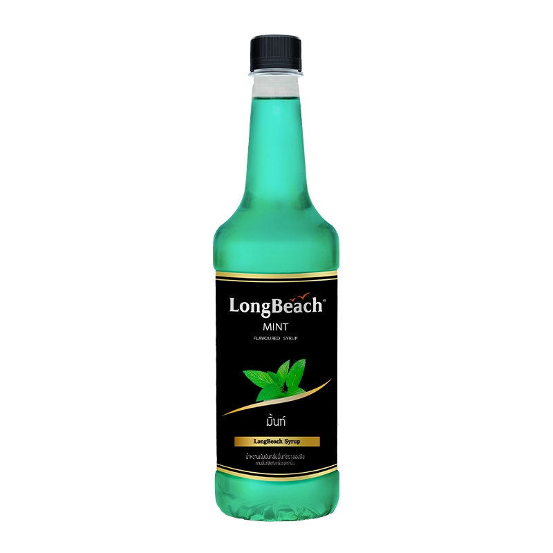 Longbeach Mint Syrup ลองบีช ไซรัป กลิ่น มิ้นท์ 740 ml.(05-6015)