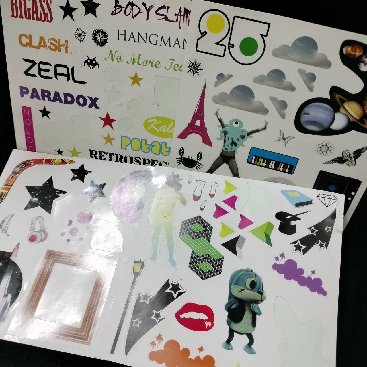 GRAMMY – Play Project / กล่องกระดาษเก่าเก็บ / สติ๊กเกอร์ของแถมไม่ครบ / แผ่นดี