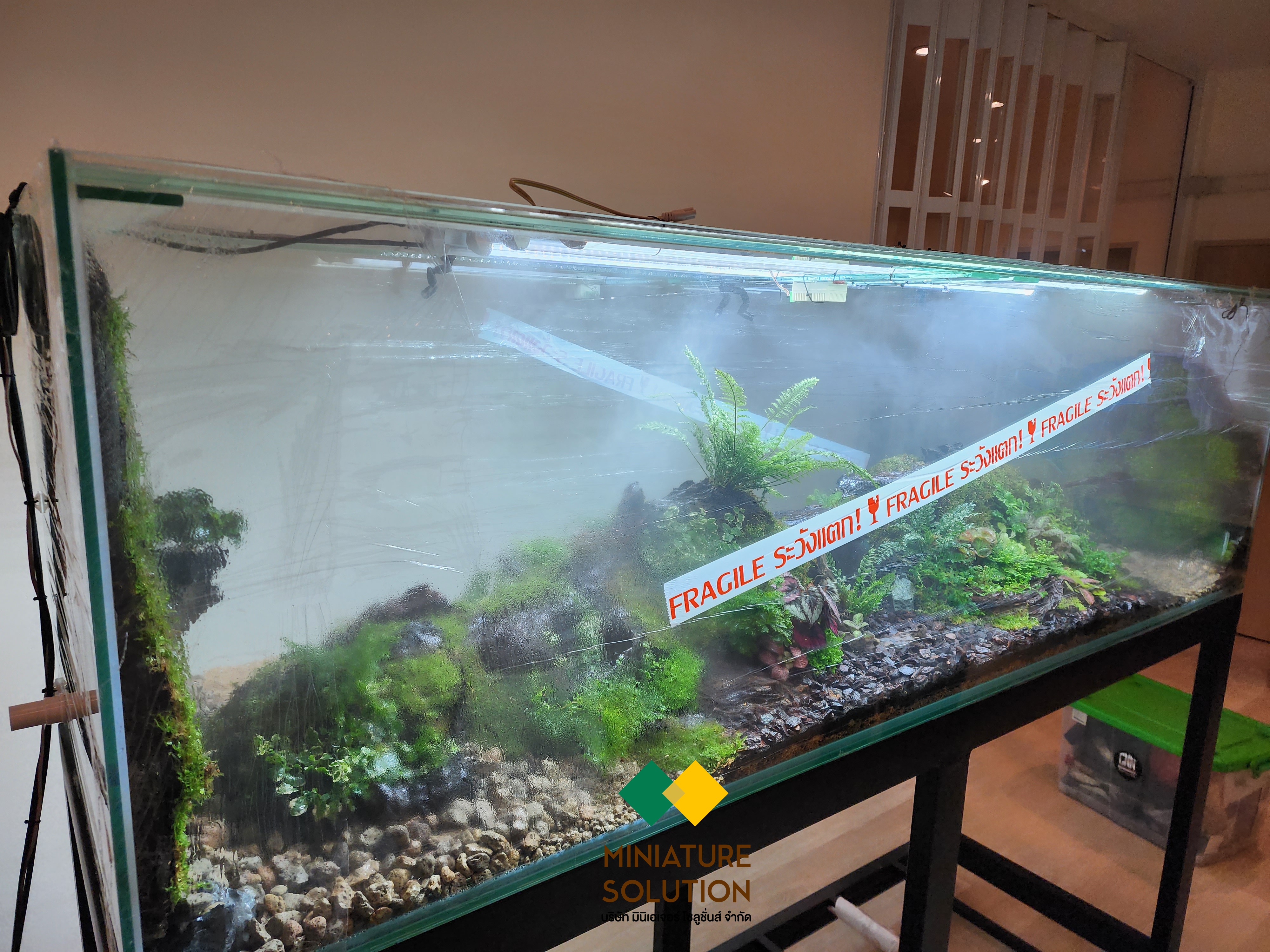 ระบบควบคุมสภาพแวดล้อมภายในตู้ Terrarium ควบคุมความชื้น อุณหภูมิ ที่้เหมาะสมกับพืช ภายในตู้ paludarium