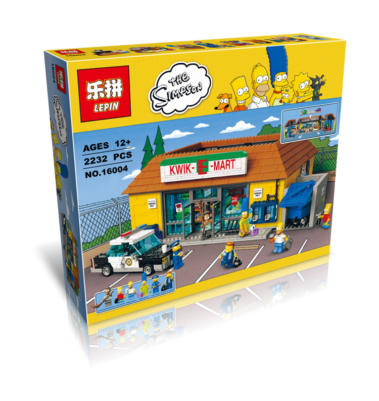เลโก้จีน LEPIN16004 ชุด The Simpson Kwik-E-Mart