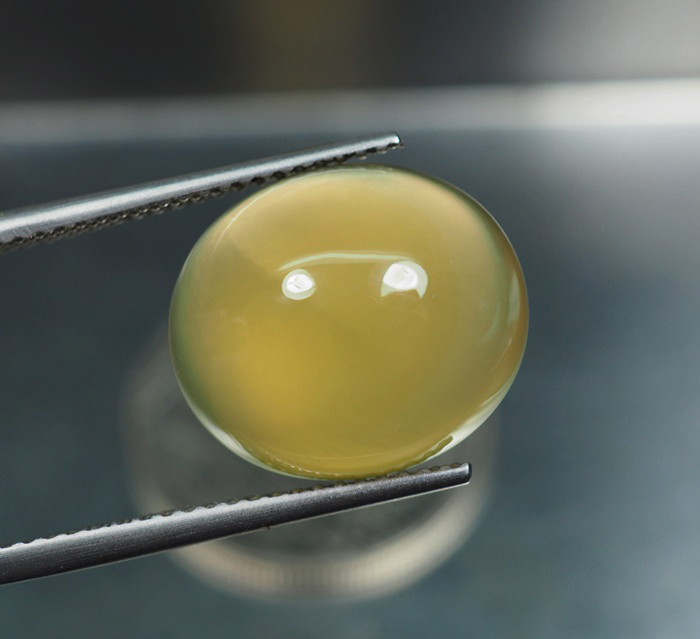 คาลซิโดนีสีเหลือง(Yellow Chalcedony) 8.82 กะรัต