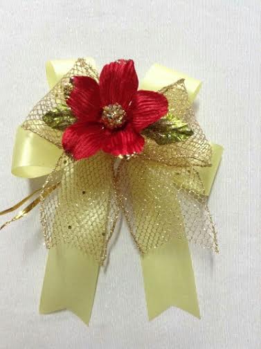 "งานตัวอย่าง" รับทำโบว์ติดกระเช้า โบว์ติดของชำร่วย โบว์ของขวัญ โบว์รางวัล โบว์ประกวด โบว์ติดรางวัล