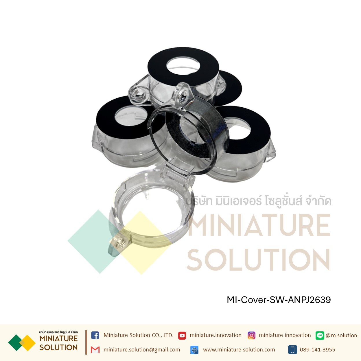 อุปกรณ์เสริมปุ่มสวิตช์ ฝาครอบปุ่มกดสวิตช์ฉุกเฉิน ปุ่มหยุดฉุกเฉิน ฝาครอบป้องกัน แบบใส กล่องคำเตือน ฝาครอบ 22MM