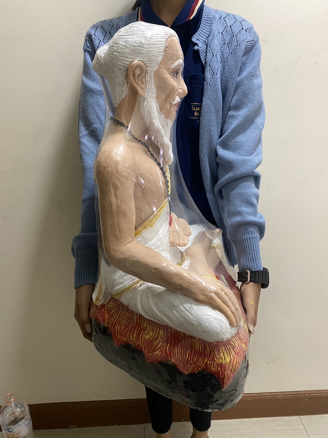 ปู่ชีวก ฤาษีชีวกโกมารภัจจ์ กว้าง15นิ้ว สูง 23 นิ้ว