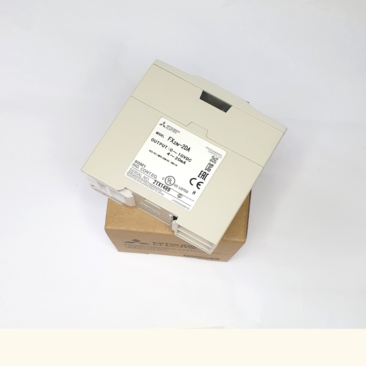 PLC Mitsu รุ่น FX2N-2DA, Analog Output, 2 Output FX2N-2DA สามารถเชื่อมต่อกับ FX0N, FX1N, FX2N, FX2NC, FX3G, FX3GC, FX3U และซีรีส์ FX3UC Made in China (FX2N-2DA)
