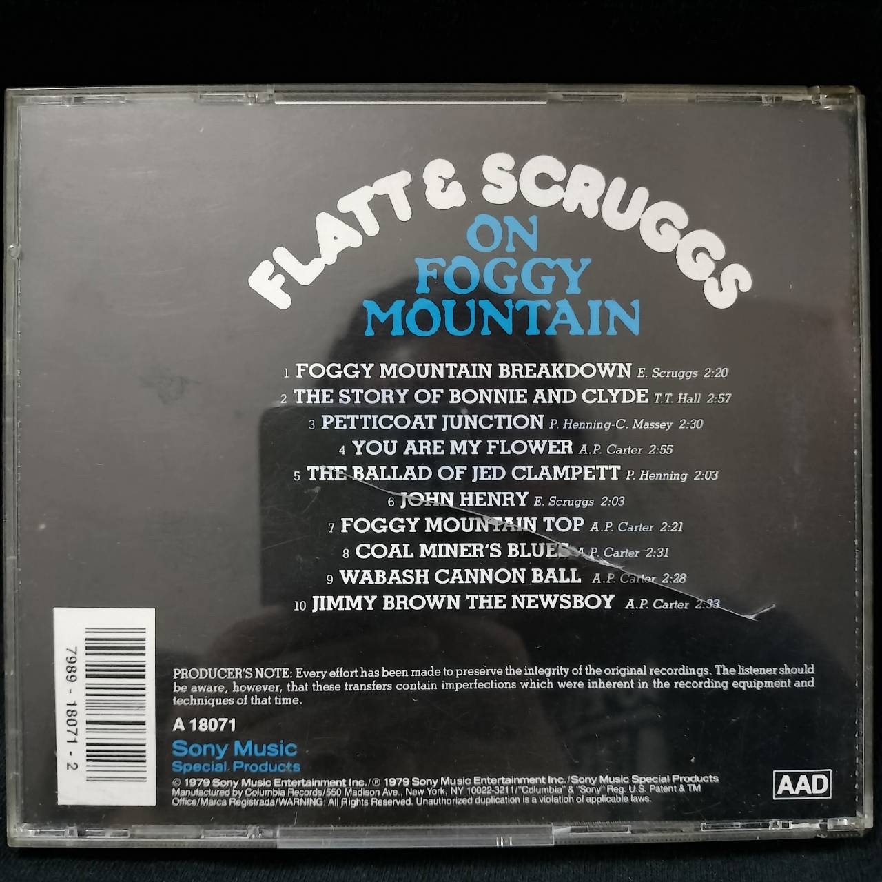 Lester Flatt & Earl Scruggs – On Foggy Mountain / USA / แผ่นดี