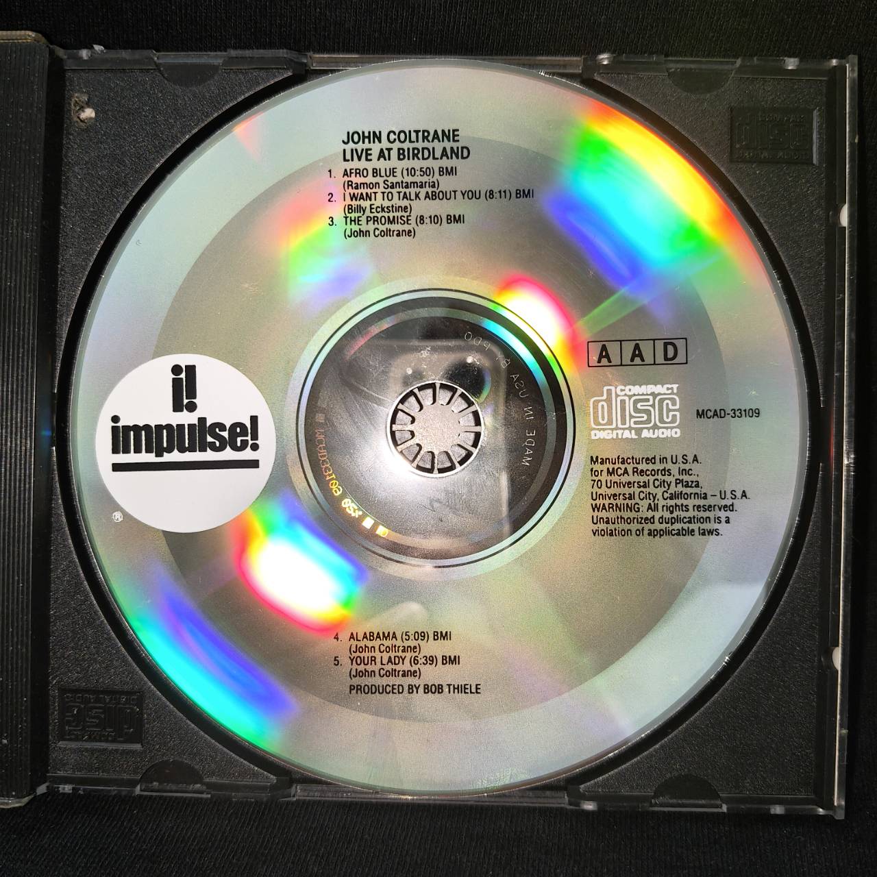 John Coltrane – Live At Birdland / USA / ปกเจาะ / แผ่นดี