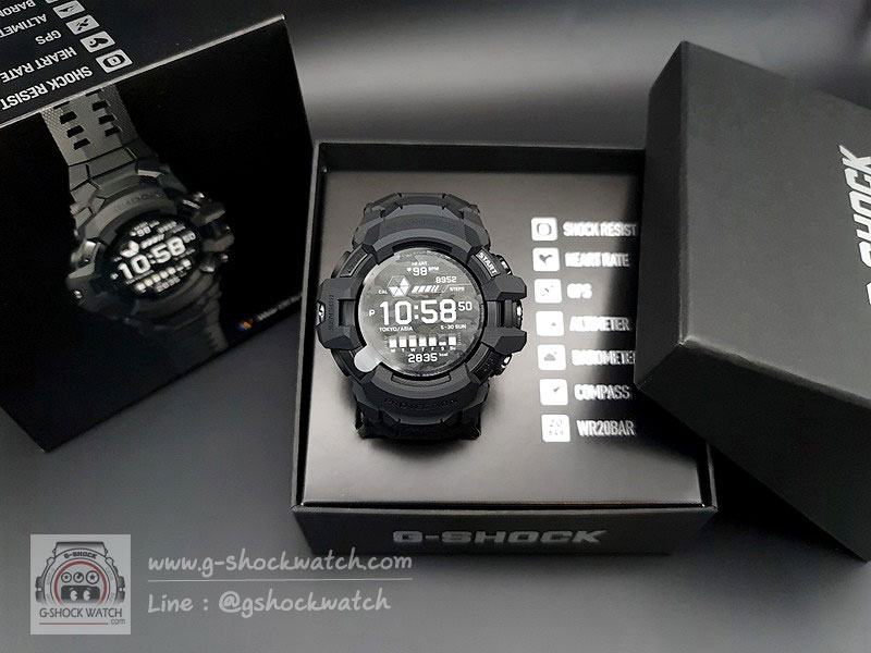 CASIO G-SHOCK นาฬิกาข้อมือ นาฬิกากันน้ำ นาฬิกาของแท้ ประกันศูนย์ CMG 1 ปี รุ่น GSW-H1000-1A