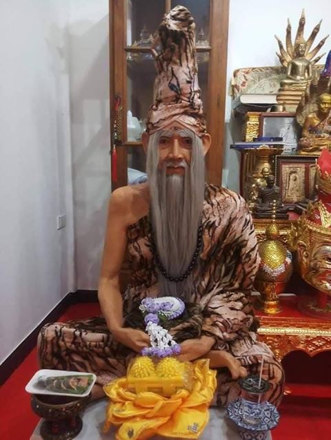 ปู่ฤาษีตาไฟ ฤาษีตาไฟ พ่อเเก่ ขนาดเท่าองค์จริง หน้าตัก30นิ้ว