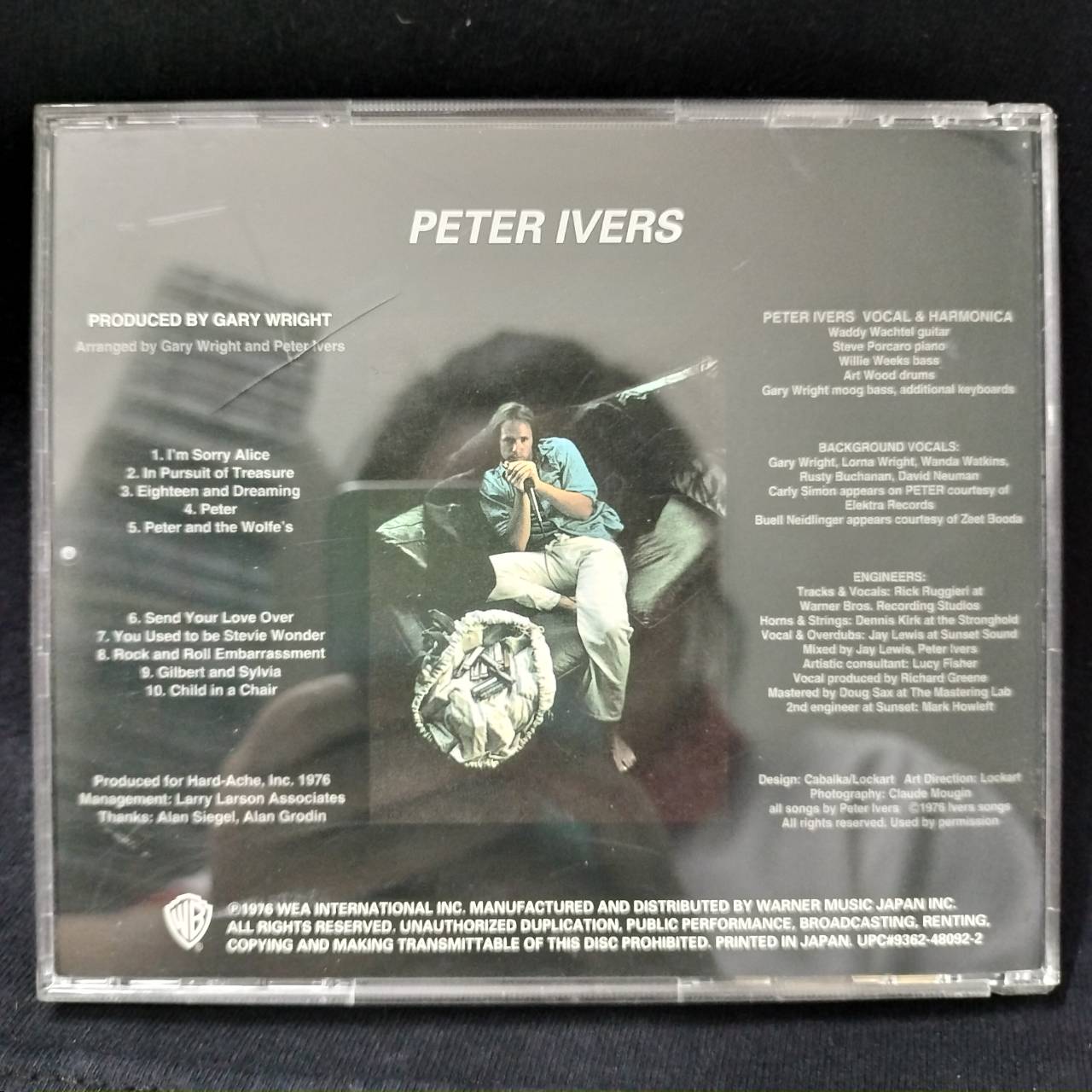Peter Ivers – Peter Ivers / JAPAN / แผ่นสวย / มี Obi